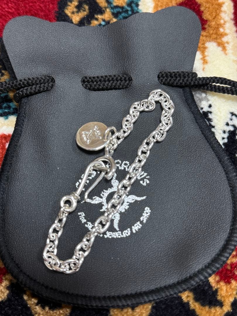 特注FIRST ARROWS K18透かしマーク付メタル　ブレスレット　Mサイズ