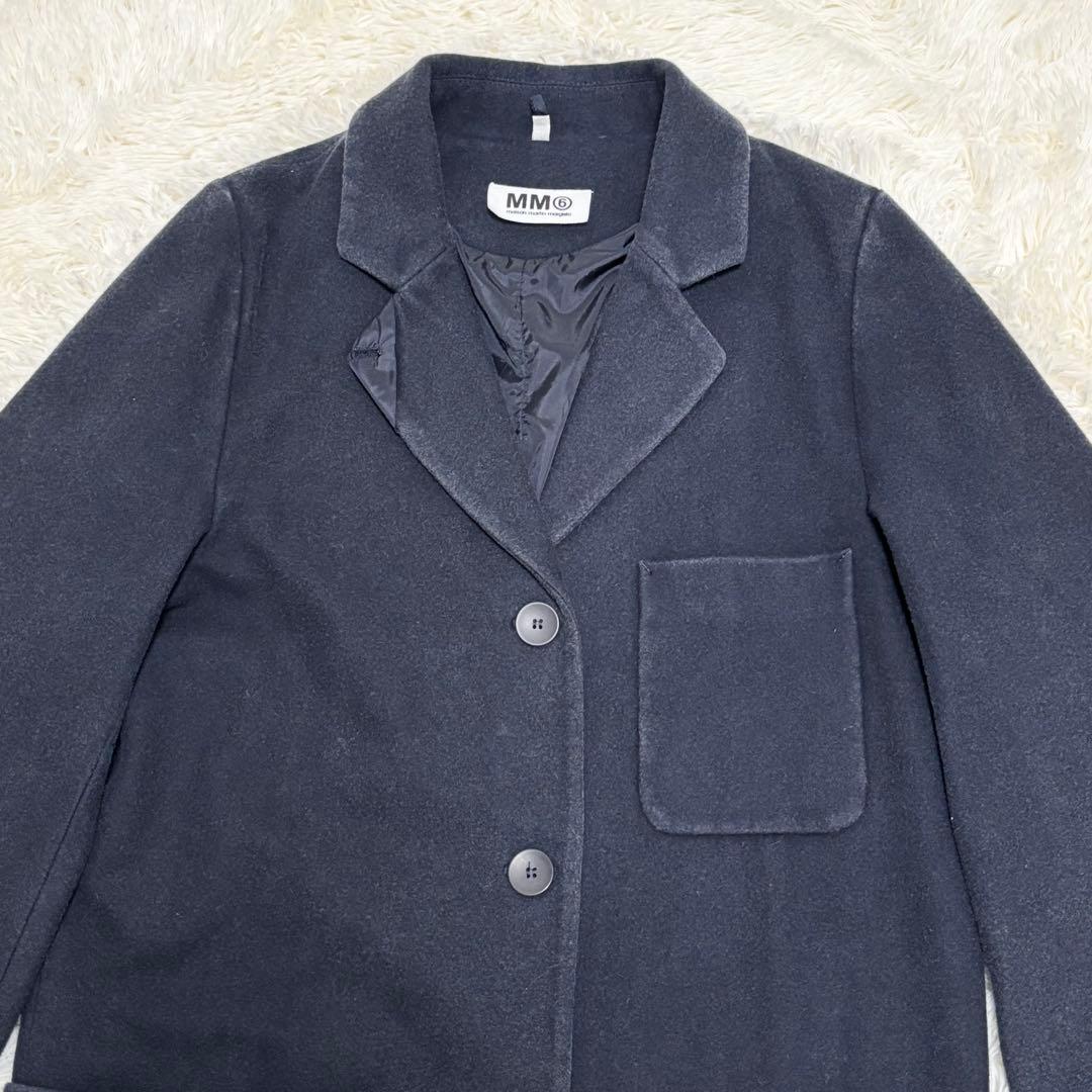 MM6 Maison Martin Margiela チェスターコート　ネイビー