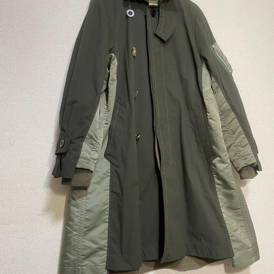 sacai サカイ　MA1ドッキング　ミリタリー　コート