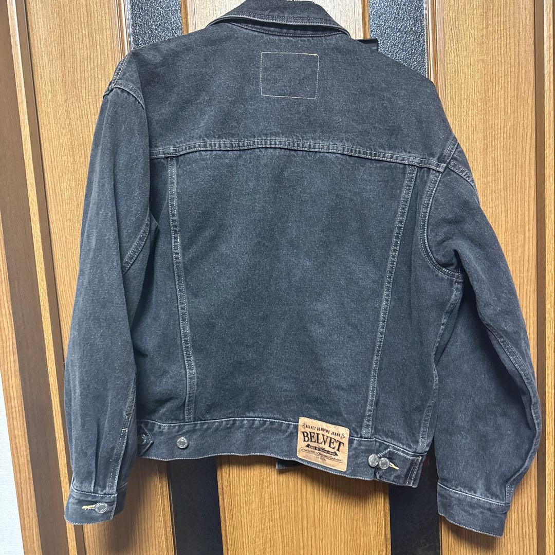 BELVET メイドインジャパン デニムジャケット ブラックデニム