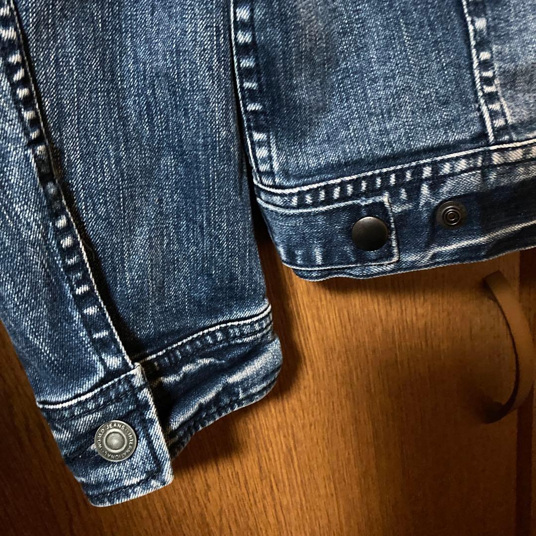 Rupert ルパート　ライダースデニムジャケット　L　ブルー　R.P.T