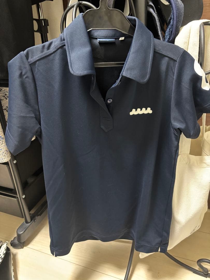 mutaネイビー ポロシャツ ブルー スカート セット