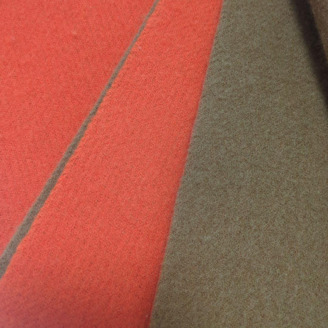 ASAUCE MÊLER カシミヤストール オレンジ・ブラウン