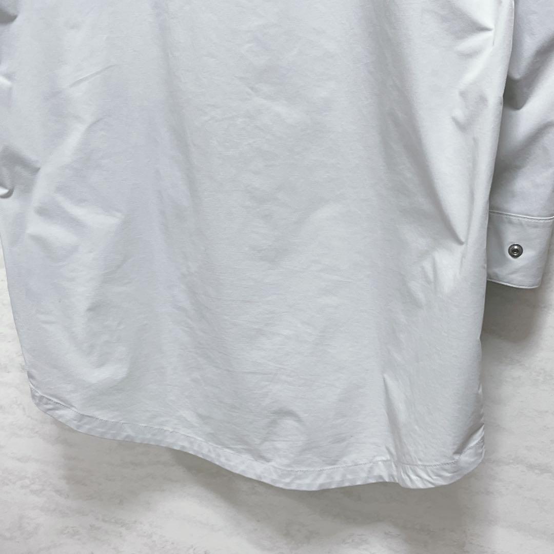 『ザ・リラクス』フーディーコート/ホワイトグレー/ダブルジップ/フード脱着/36