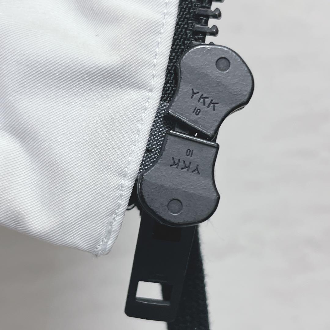 『ザ・リラクス』フーディーコート/ホワイトグレー/ダブルジップ/フード脱着/36