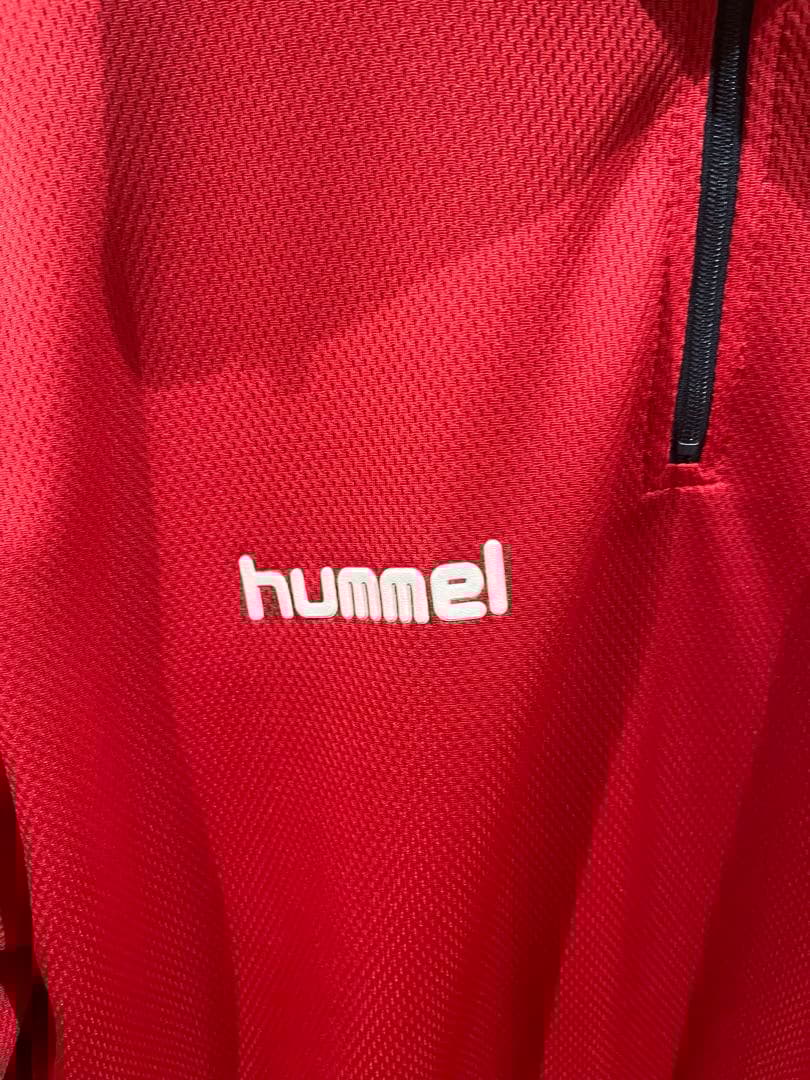 hummel デンマーク代表　ジャケット　ジャージ ー90s セットアップ