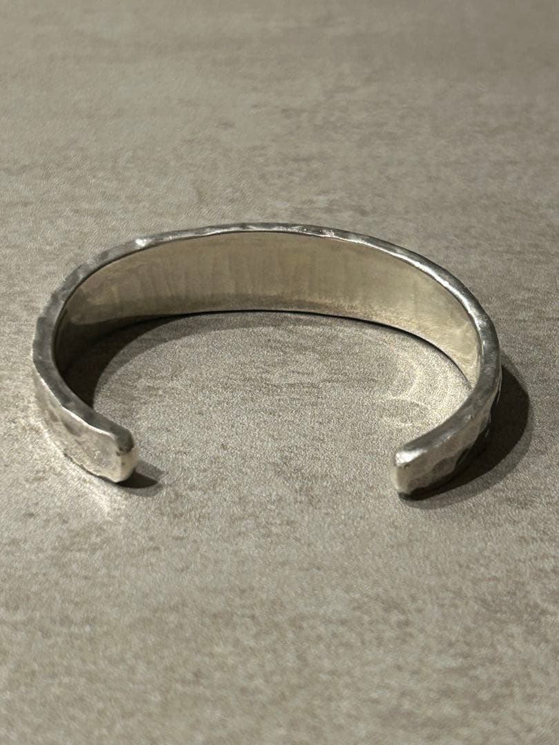 市松　笹型バングル　ハンマー打ち