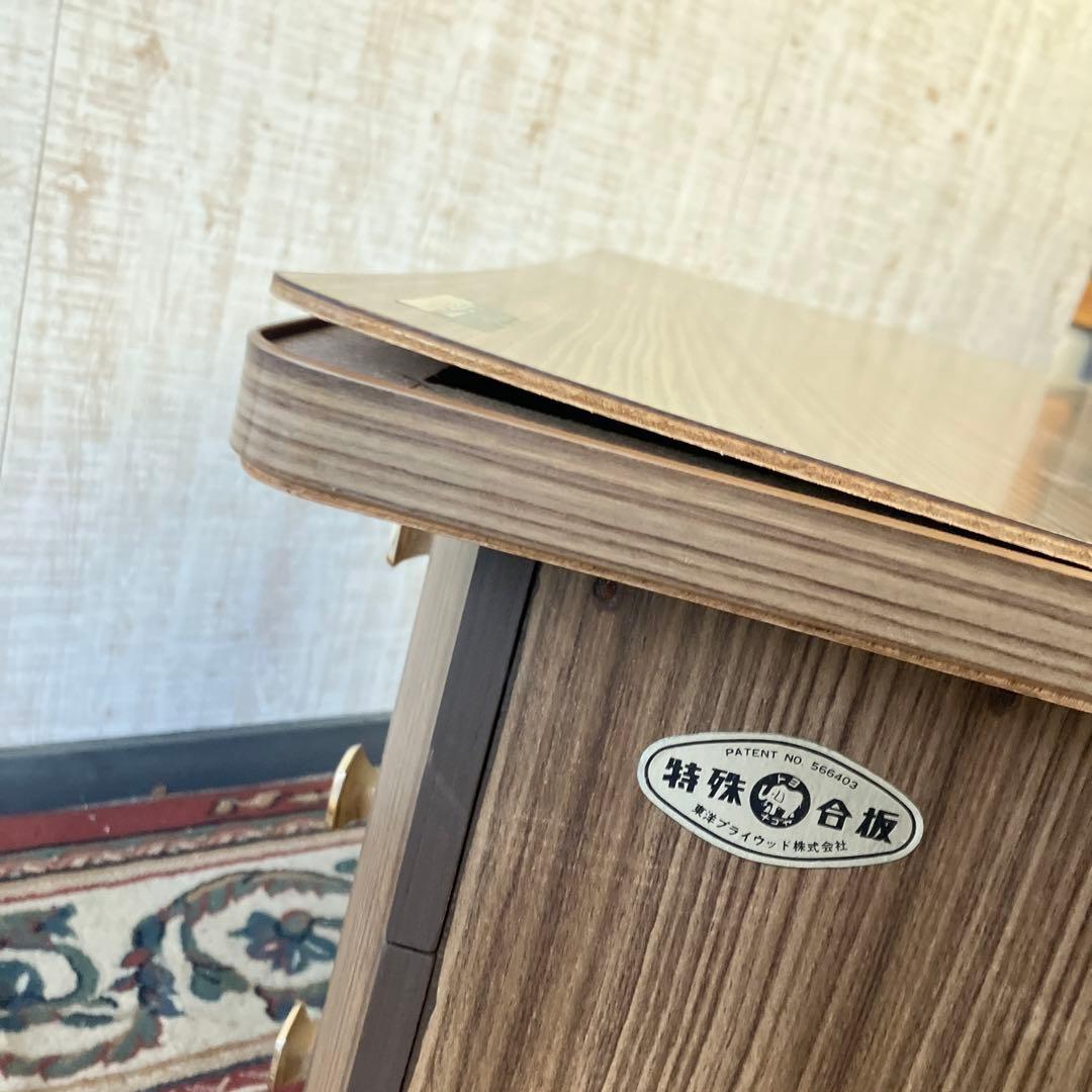 昭和レトロ 東洋デスク 古家具 木製 両袖 書斎机 勉強机 文机 ワークデスク