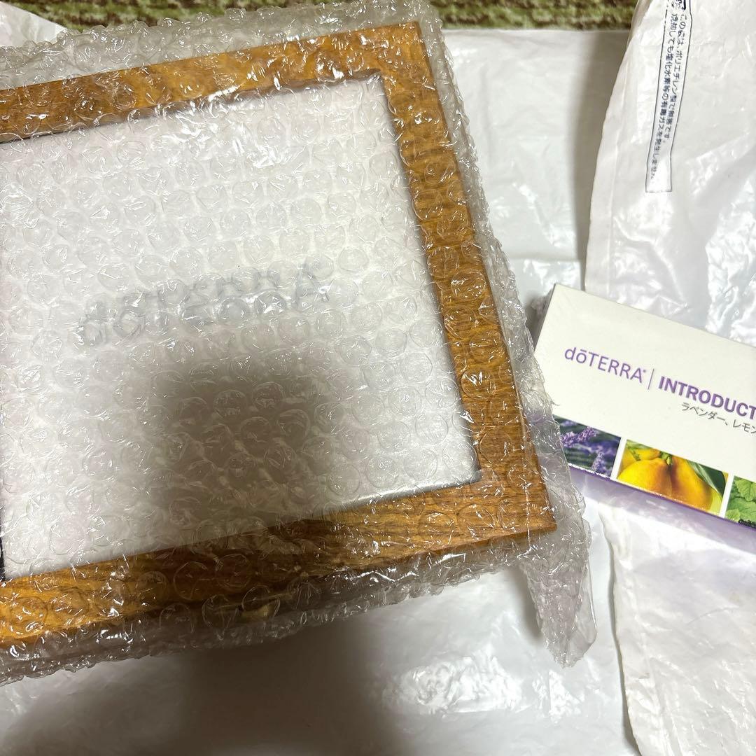 新品 未使用 ドテラ ラベンダー レモン等3本付き 木箱 ウッドボックス