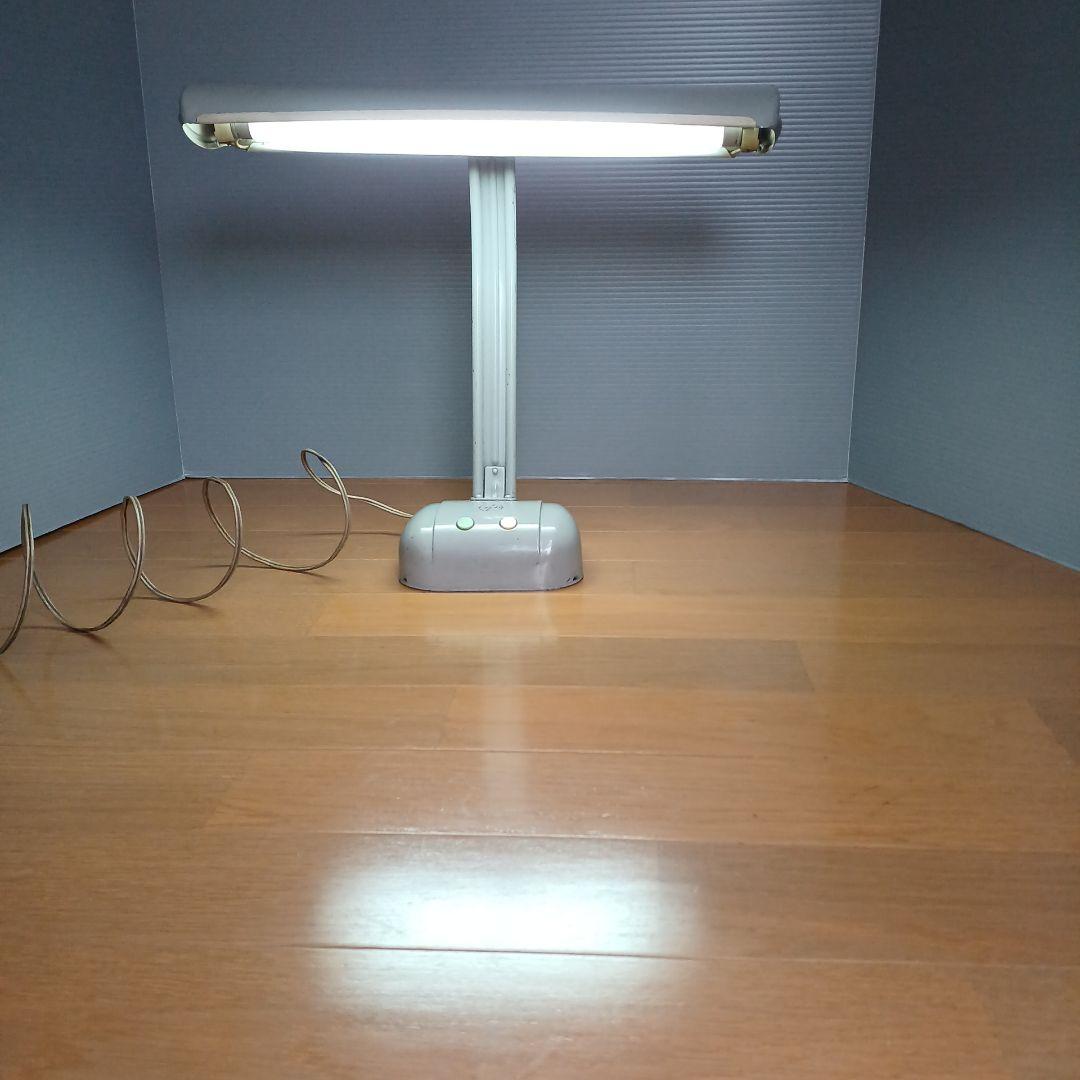 昭和レトロ ナショナル 蛍光灯器具 学習用電気スタンド ディスクライト