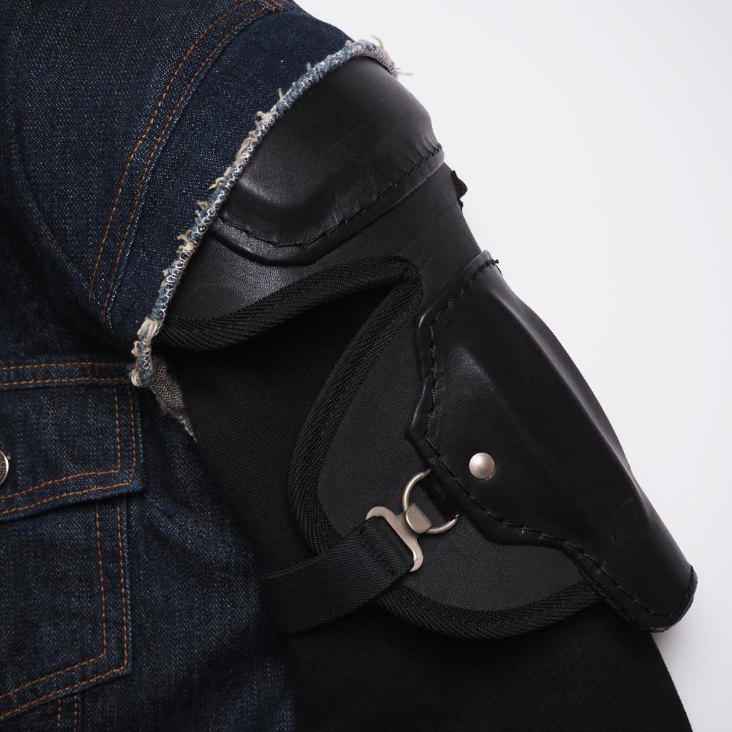 廃盤希少 美品 KADOYA デニムバトルジャケット アーマー MAD MAX