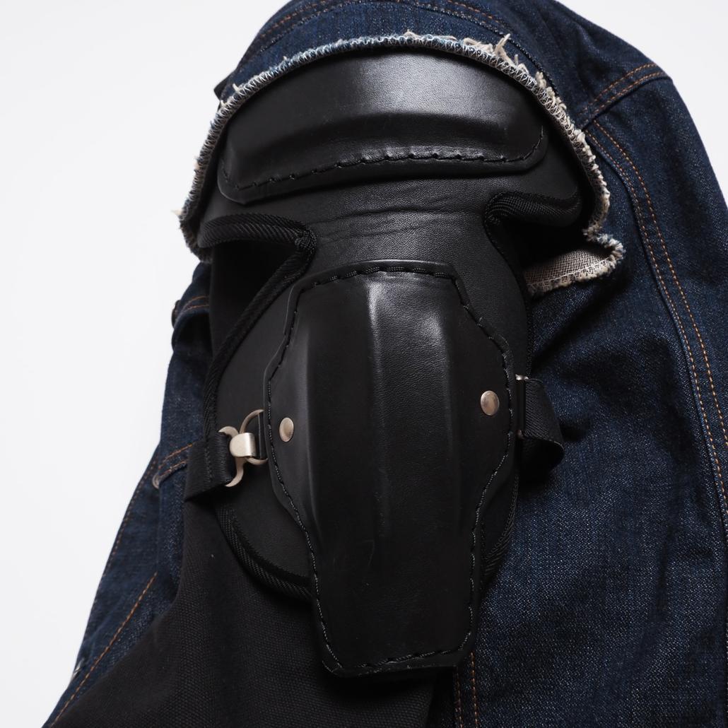 廃盤希少 美品 KADOYA デニムバトルジャケット アーマー MAD MAX