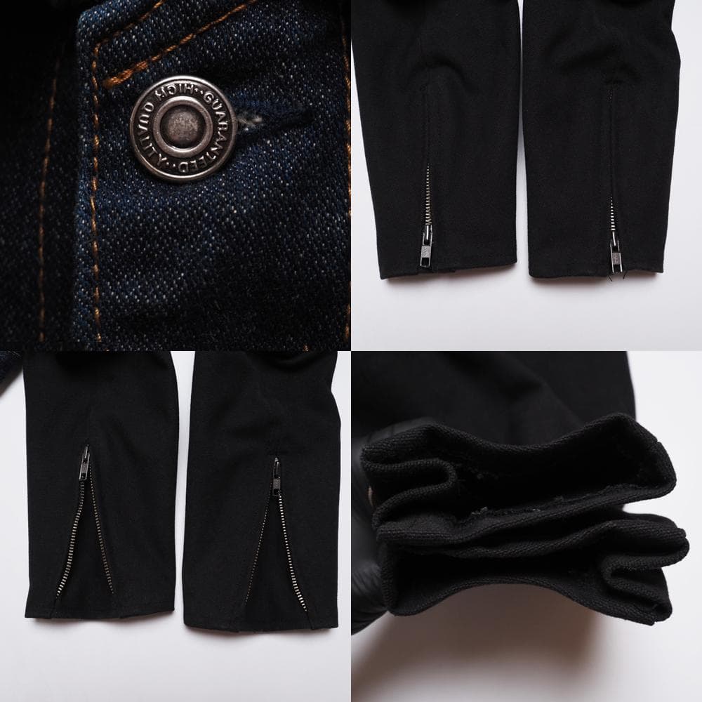 廃盤希少 美品 KADOYA デニムバトルジャケット アーマー MAD MAX