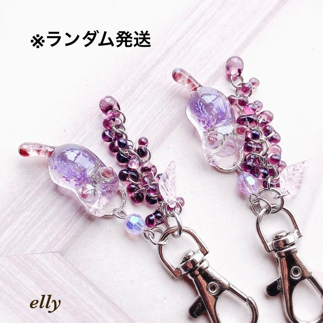 【ゆきゆっきー❄様】1284.琉球ガラス　ジャスミン　ジャンピング猫　レジン