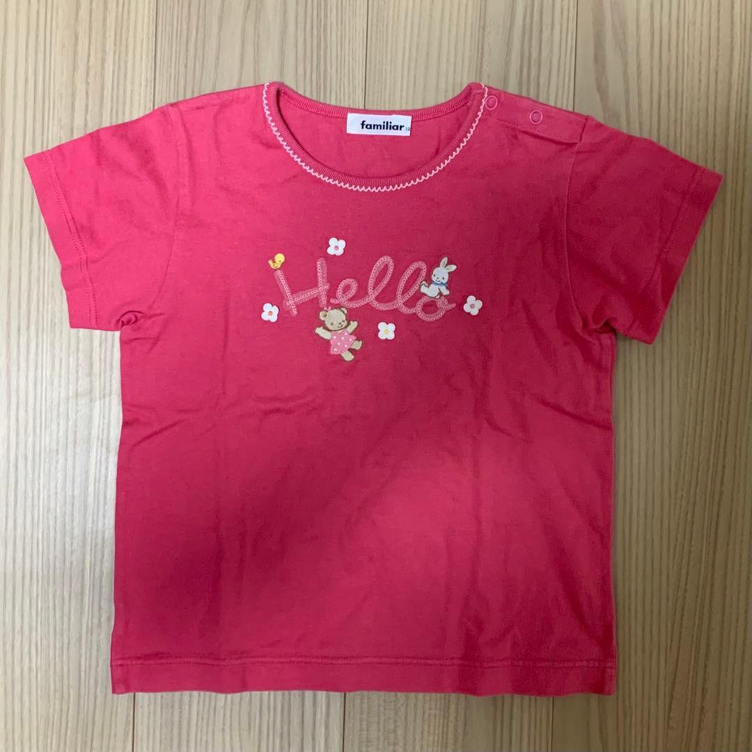 120cm フォミリア 半袖Tシャツ 120cm familiar 女児半袖Tシャツ