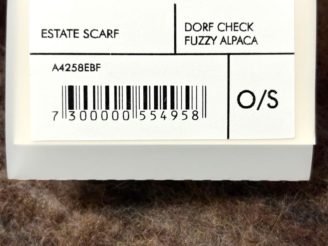 新品《 OUR LEGACY 》Estate Scarf マフラー アルパカ