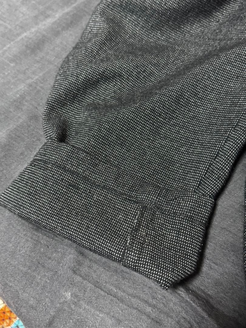 【美品】COMOLI ウールシルクダブルチェスターコート