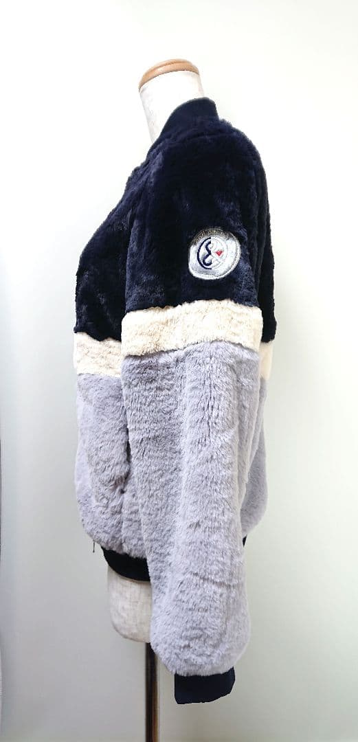 ☆アンパスィ and per se☆フェイクファーブルゾン/ジャケット☆Mの