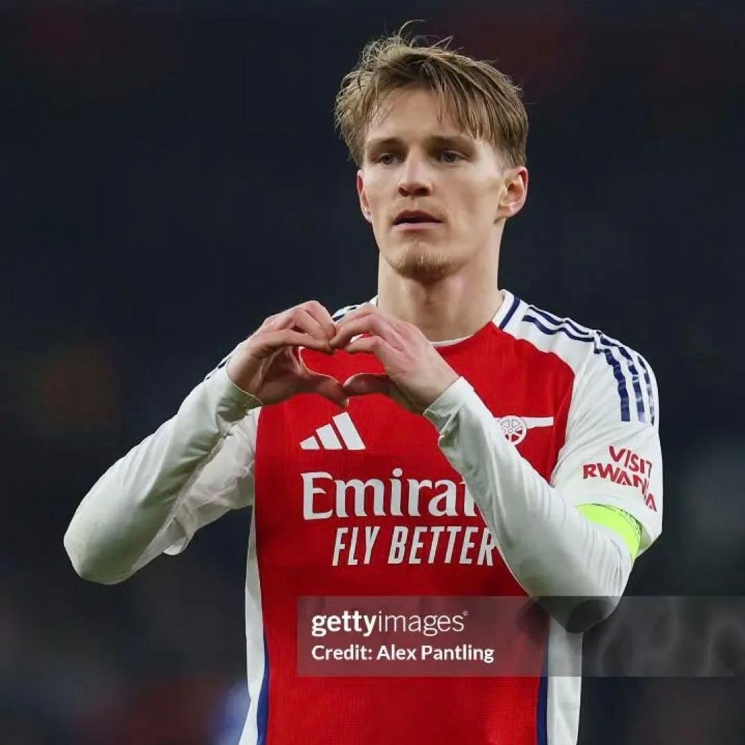 アーセナル ØDEGAARD新品 Mサイズ フルパッチ