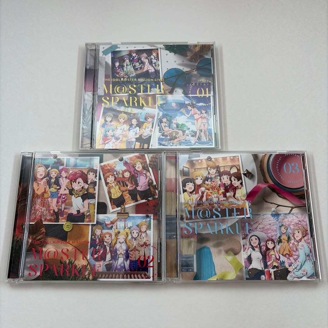 MILLION LIVE! M@STER SPARKLE インスト 3枚セット
