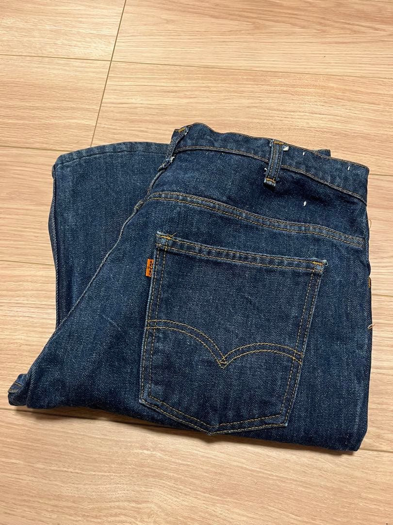 70s Levi's 684 ベルボトム フレア 濃紺 デニム パンツ W36 - メルカリ