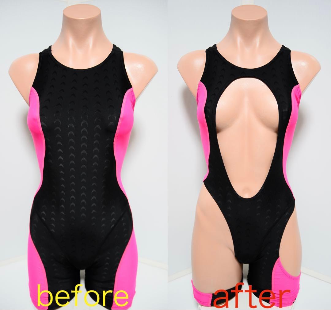 変形水着 改造水着 Tバック ハイレグ rom 競泳水着 コスプレ グラビア