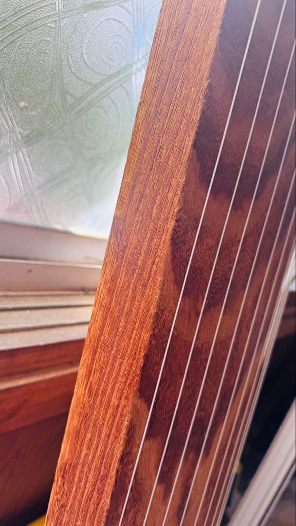 極上彩色★ひまわり　蒔絵　琴　13弦　すだれ彫　筝