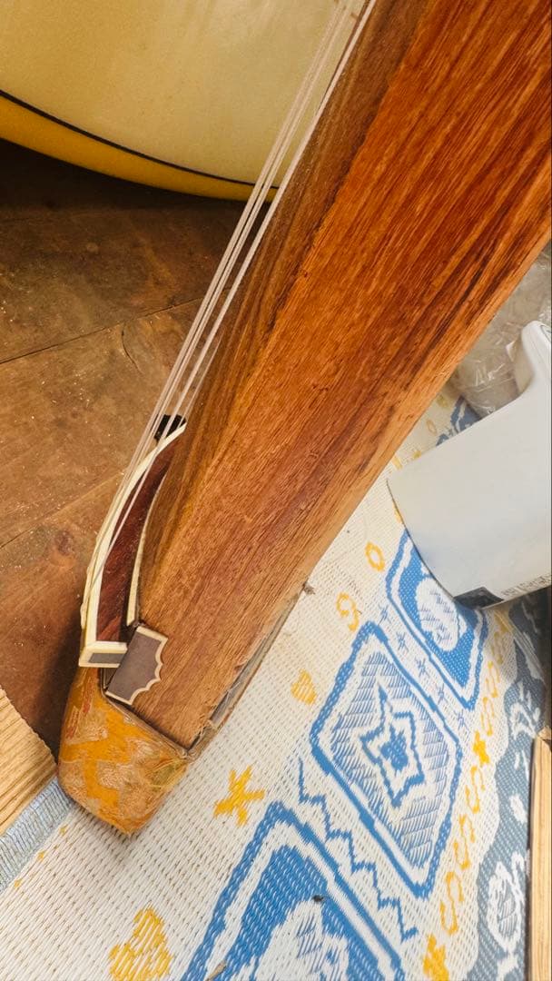 極上彩色★ひまわり　蒔絵　琴　13弦　すだれ彫　筝