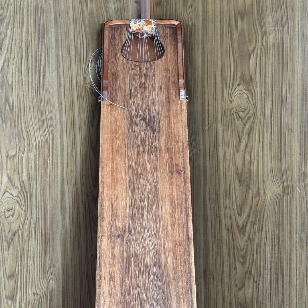 極上彩色★ひまわり　蒔絵　琴　13弦　すだれ彫　筝