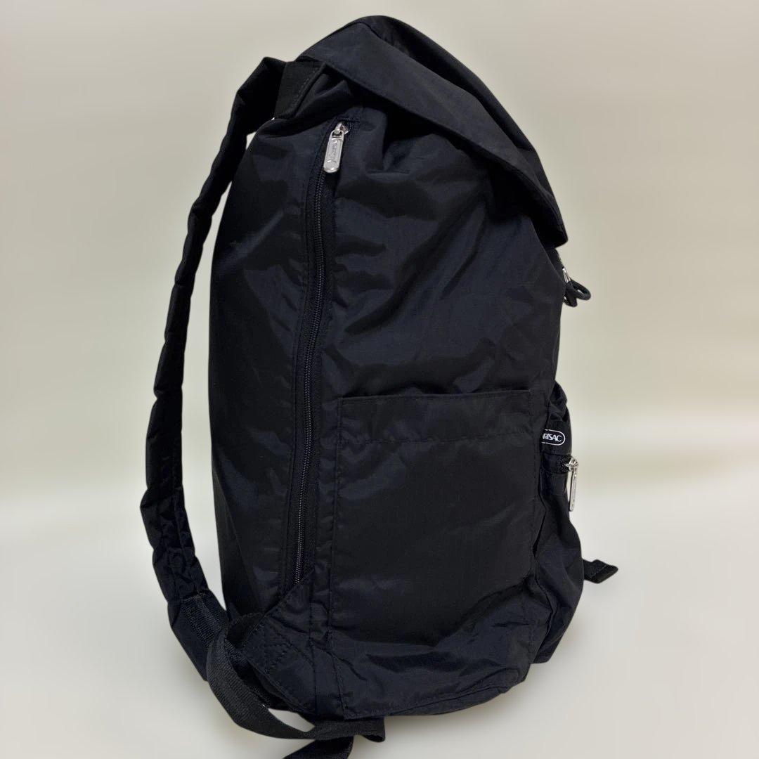 美品 レスポートサック 神崎恵 コラボ 限定品 リュック バックパック ブラック