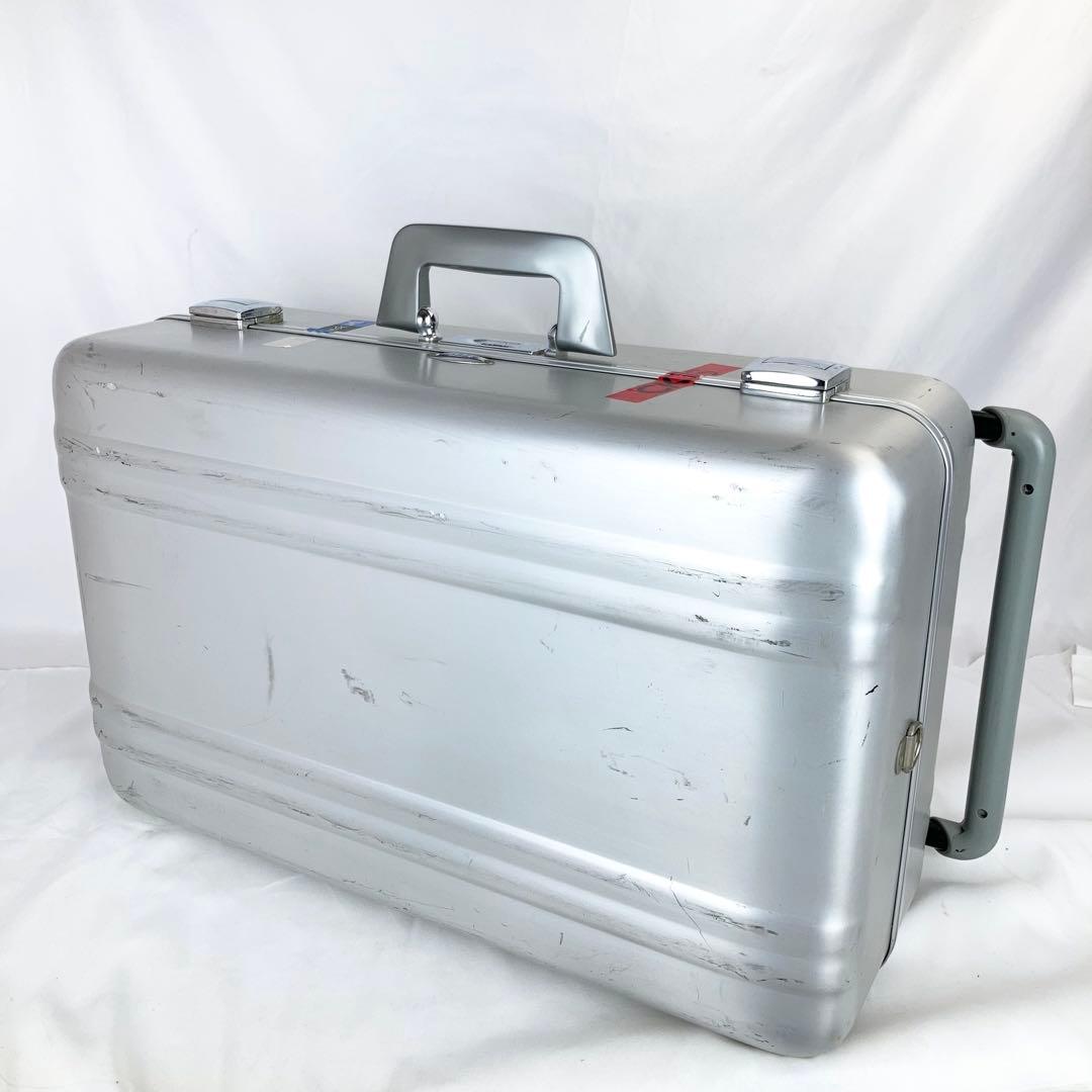 ◆ゼロハリバートン 2輪 スーツケース ぜローラ シルバー アルミ