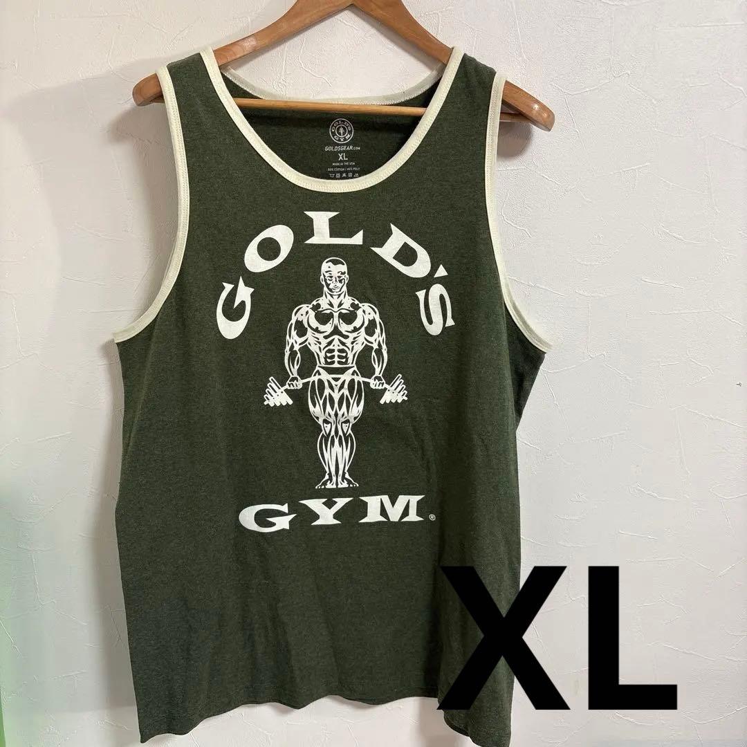 ゴールドジム リンガータンクトップ グリーン 緑 鈴木雅 gold's gym