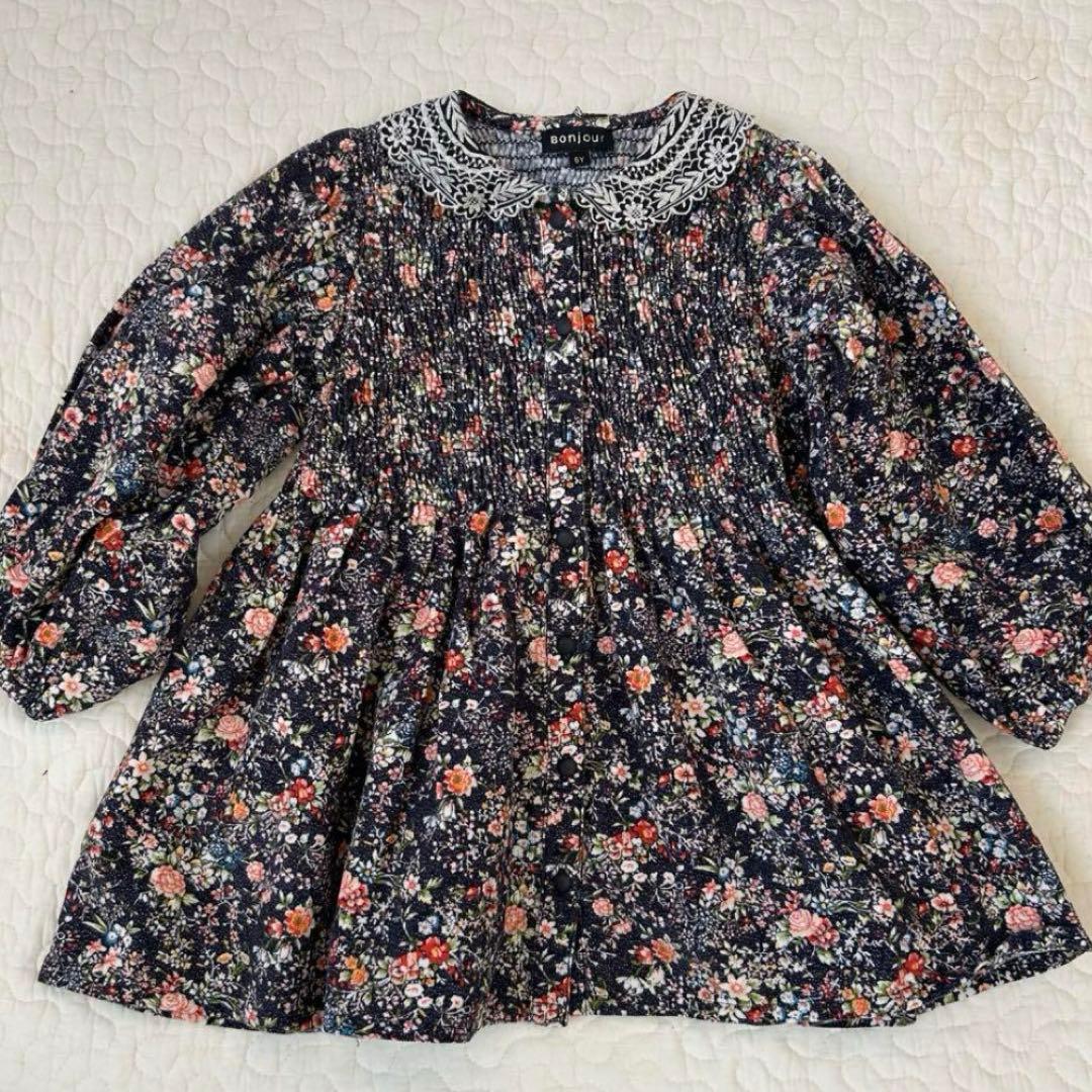 Bonjour diary 4Y 22aw チュニック ワンピース Bonjour diary