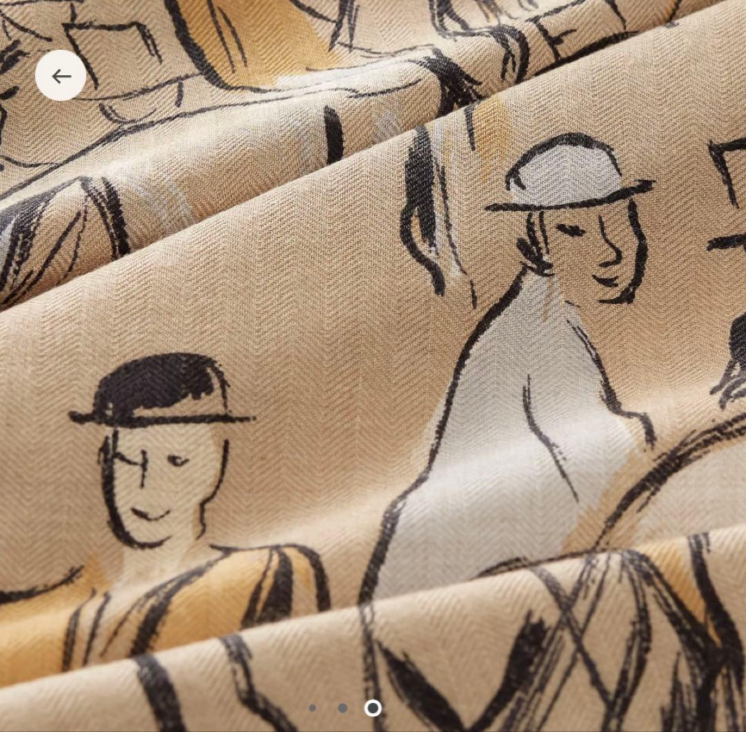 新品　エルメス　カシシル　カレジェアン　 《パドック》カシミヤ　バンダナ　140