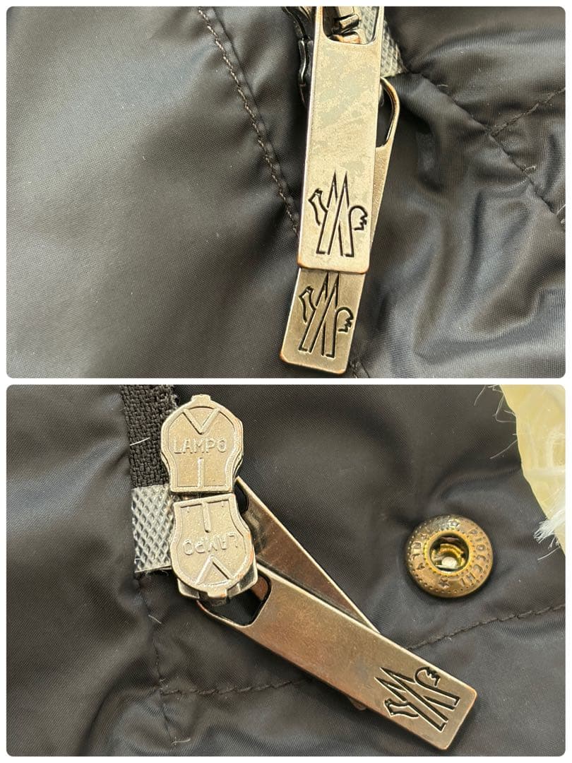 MONCLER PARIS 茶タグ 90s ダウンジャケット 5 2XL相当 黒 - メルカリ