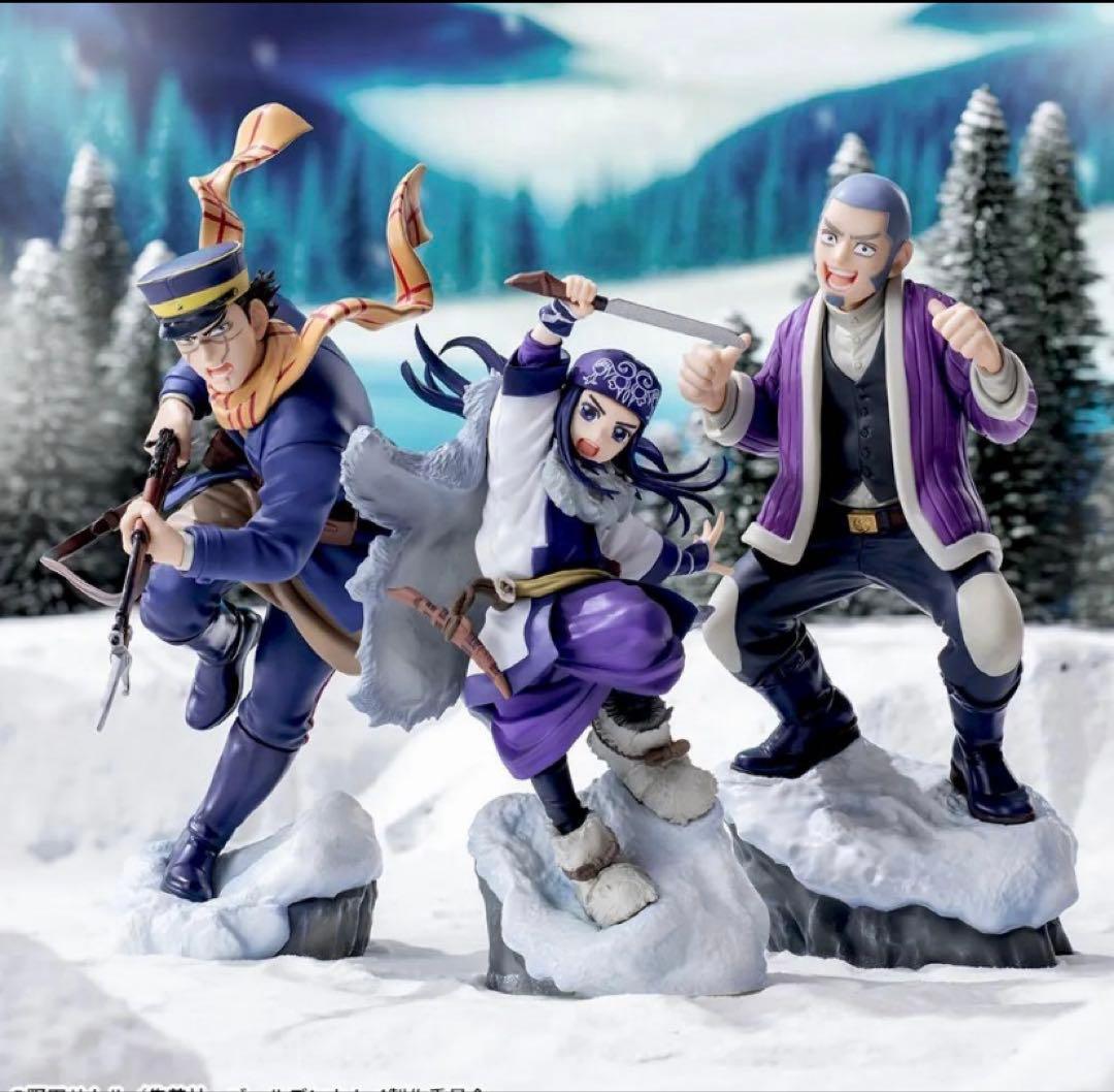 ゴールデンカムイ XrossLink フィギュア 杉元佐一 アシリパ 白石由竹