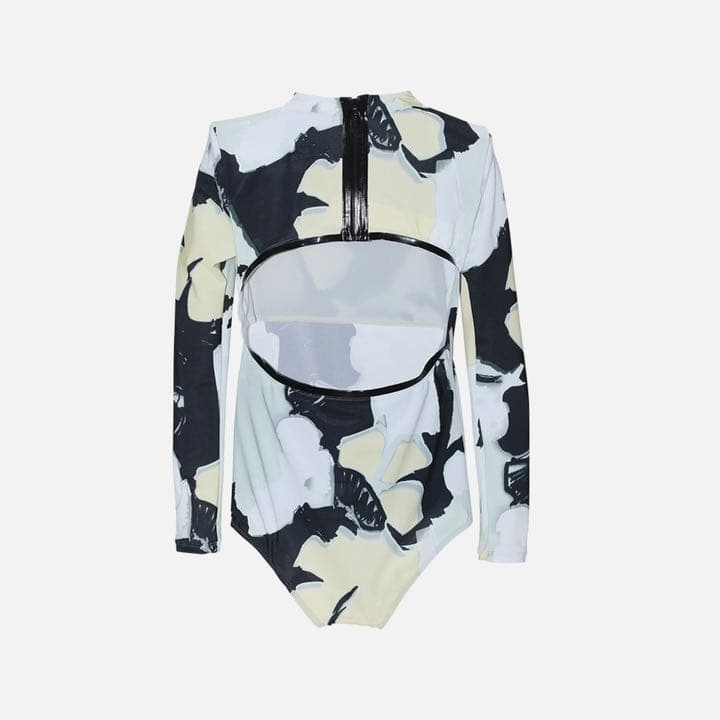 【ポポポ様】TOGA × speed スイムウェア イエローフラワープリント