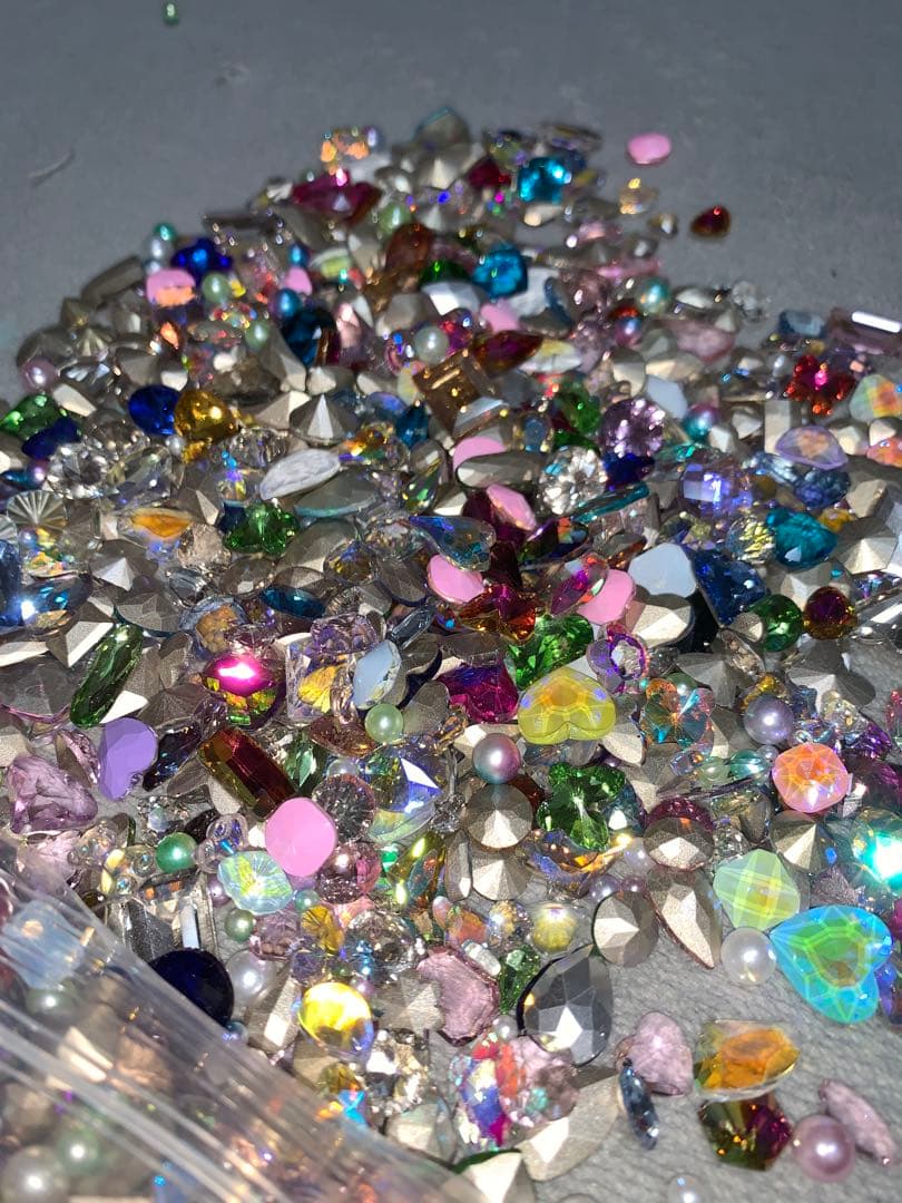 業務用ネイルパーツ　ストーン ガラス人造宝石