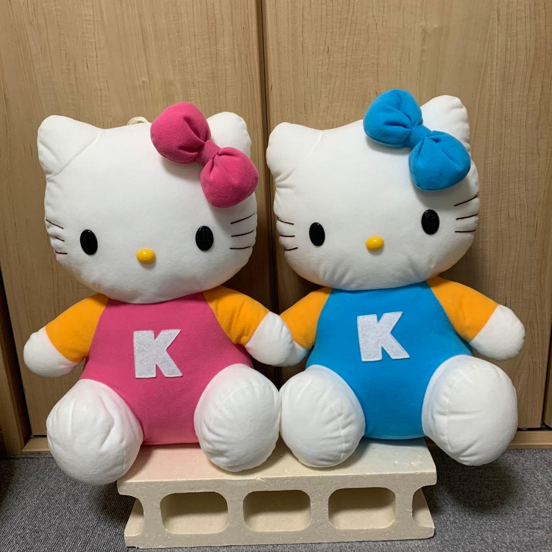 激レア・希少】ハローキティ キティちゃん特大ぬいぐるみ 2体セット