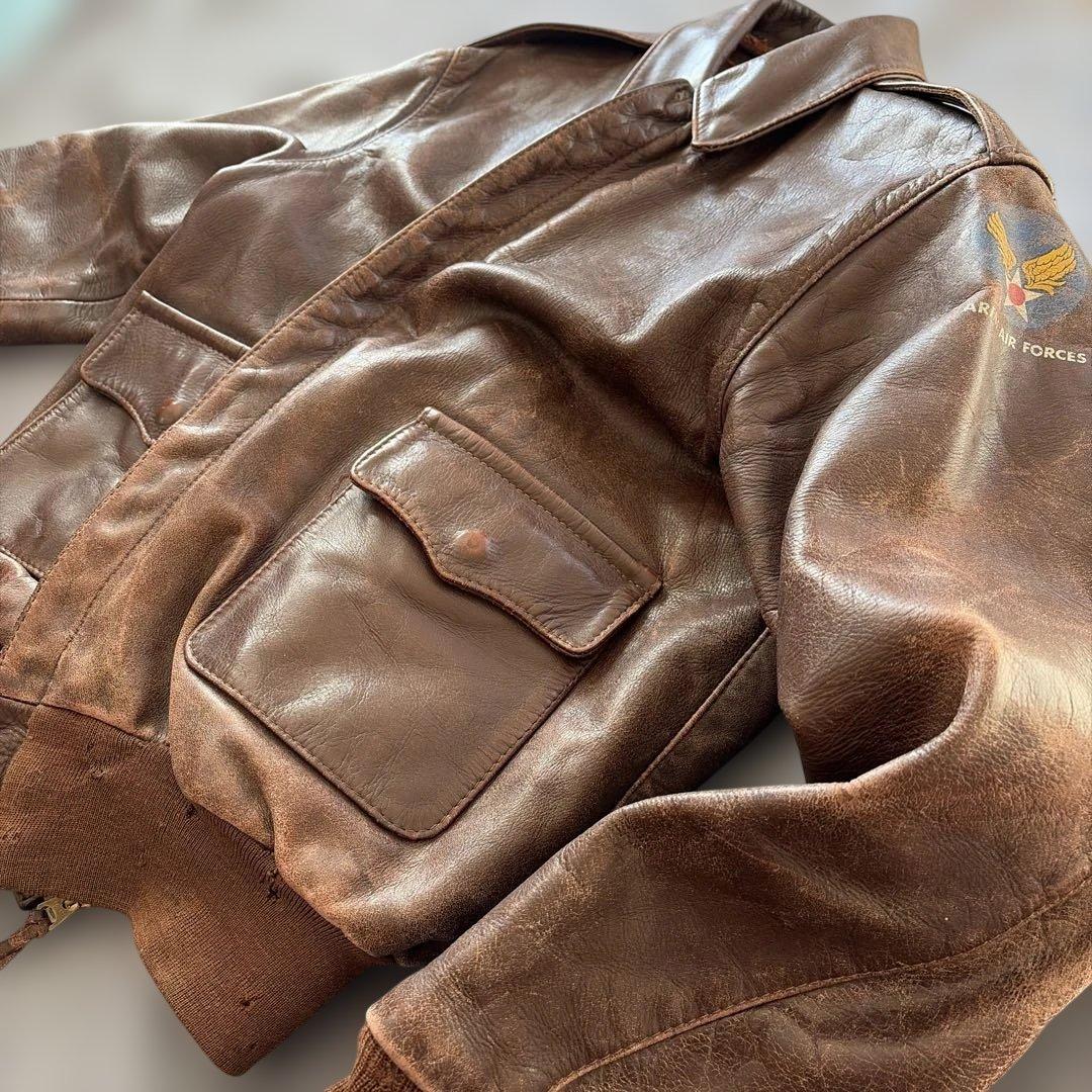 EASTMAN LEATHER A-2 MASH交換用リブセット付き