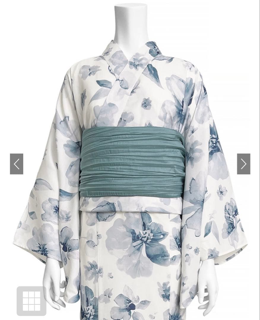 GRL 3点セット2way水彩花柄浴衣セット - メルカリ