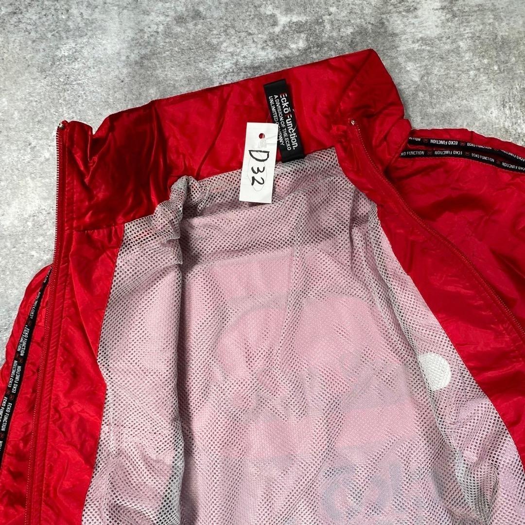 90s ECKO FUNCTION セットアップ ナイロン【XL】レッド