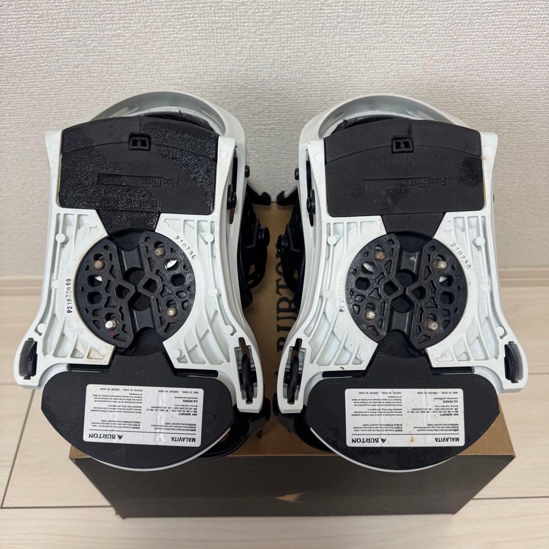 BURTON MALAVITA ビンディング ホワイト/ブラック