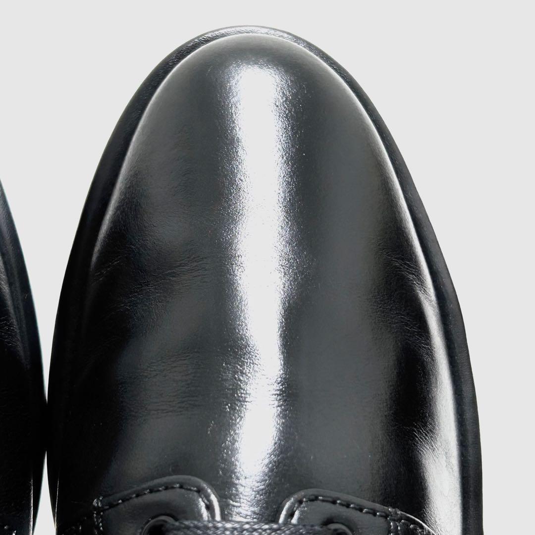 ■美品 サヤ SAYA レースアップシューズ 23.5 37 ローファー 黒