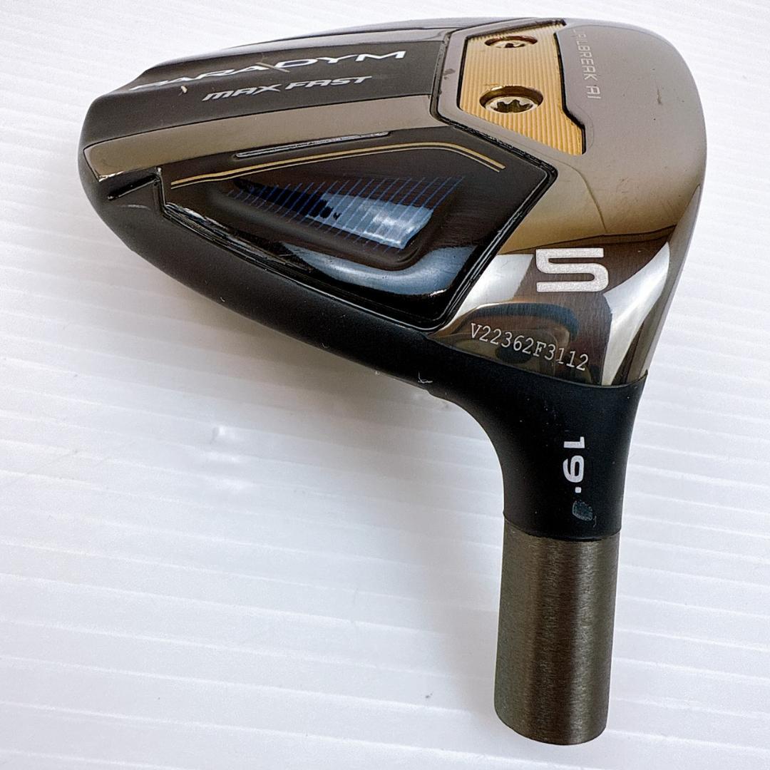 キャロウェイ　パラダイム　マックスファスト　5W（19°）　ヘッドのみ／5番