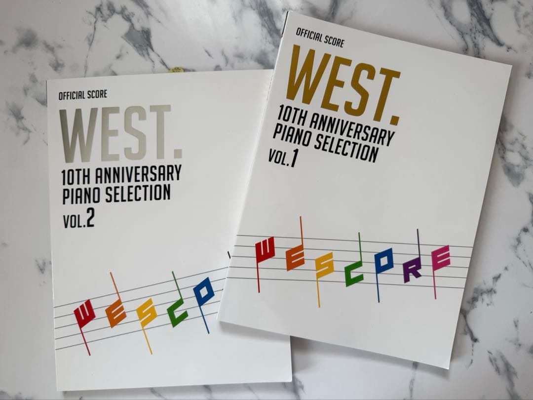 ジャニーズWEST WEST. ピアノスコア 楽譜 WESCORE - メルカリ
