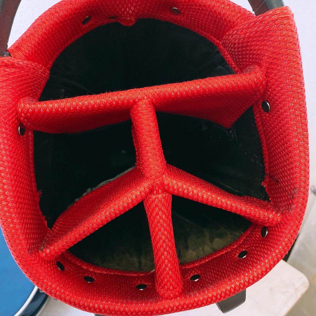 アーノルドパーマー キャディバッグ ゴルフバッグ ロゴ入り ネイビー 中古品