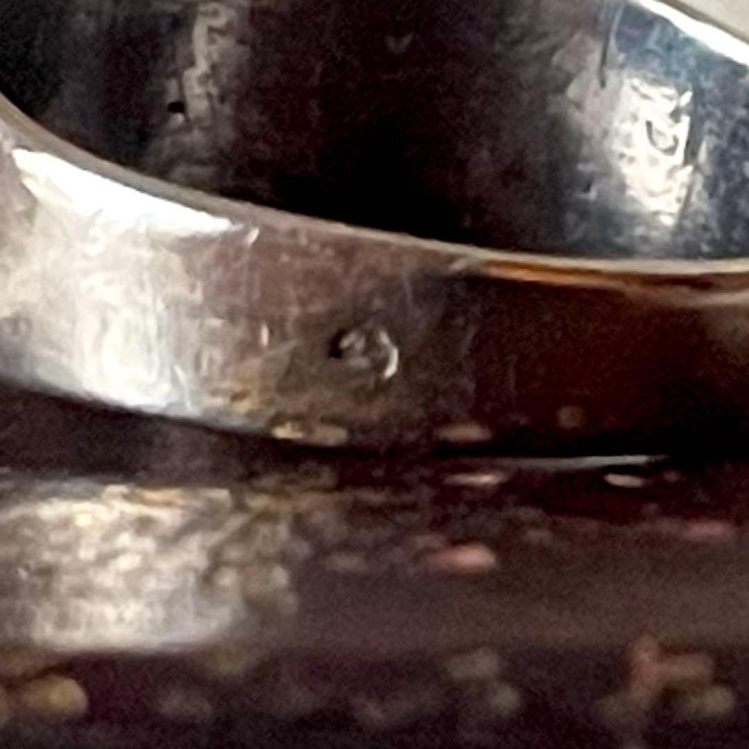 ブギウギ 　純銀製紋章デザインリング　フランスアンティーク　シグネット指輪