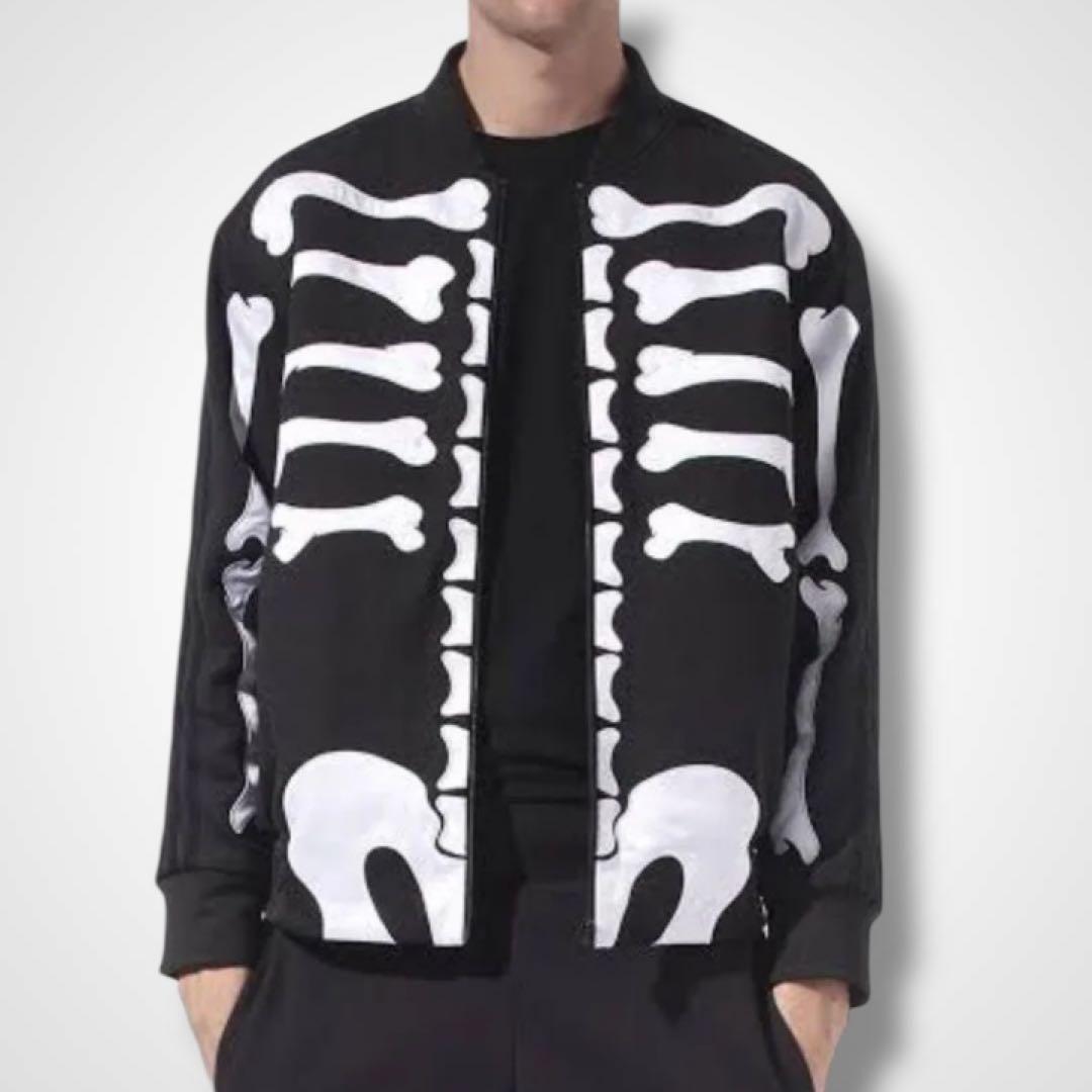 adidas×ジェレミースコット】 ボーンジャージ L相当 黒 ブラック