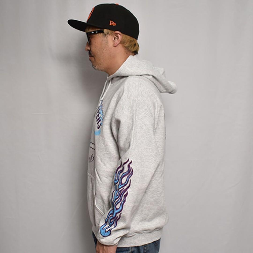 キムタク着フリスコチョッパーズパーカー私物Frisco ChoppersグレーL